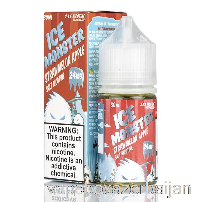 Vape Smoke ICE Strawmelon Apple - Ice Monster Salts - 30mL 48mg